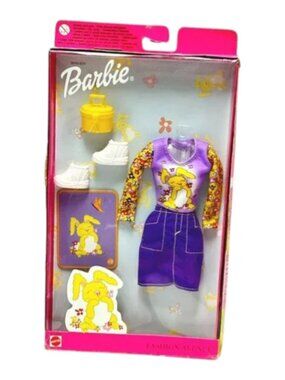 Vintage Barbie Fashion Avenue Doll Clothing Easter Bunny Mattel 2001 New